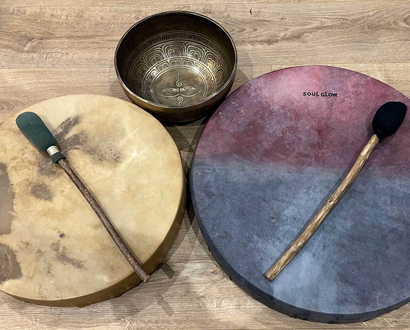 VArious Signing Bowls and Drums VArious Signing Bowls and Drums